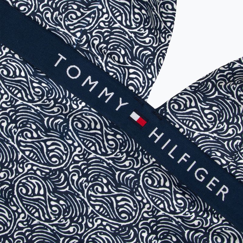 Badeanzug Damen Tommy Hilfiger Halter One Piece Rp Print illustrated wave dark night navy 3