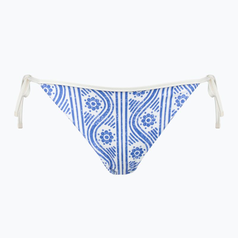 Tommy Hilfiger Cheeky String Side Tie Print floral stripe blue spell Badeanzug unten