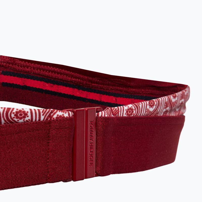 Bikini-Oberteil Tommy Hilfiger Halter Rp Print floral stripe regatta red 4