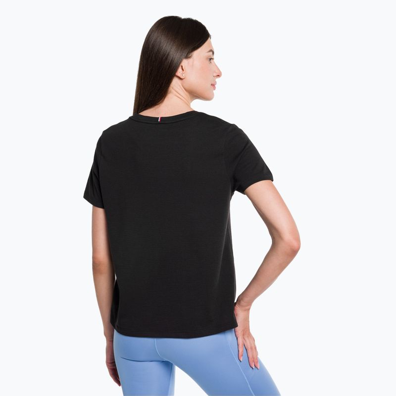 Tommy Hilfiger Performance Mesh Tee schwarz Damen Trainings-T-Shirt 3