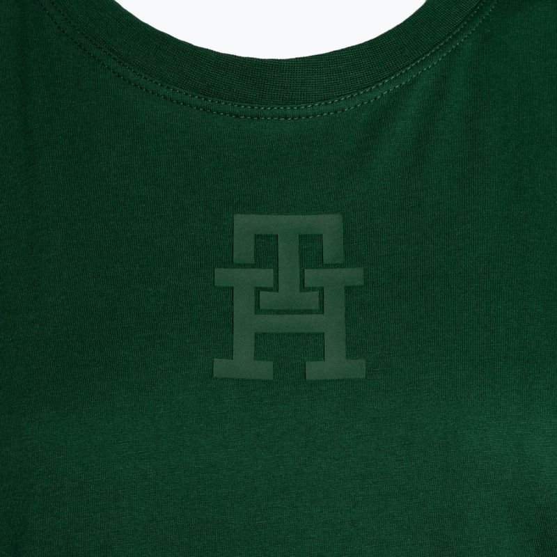 Tommy Hilfiger Damen Trainingsshirt Regular Th Monogram grün 7