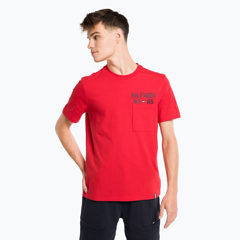 Tommy Hilfiger Herren Grafik Tee rot