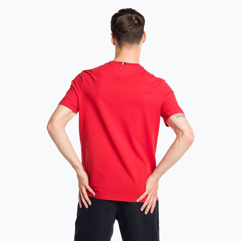 Tommy Hilfiger Herren Grafik Tee rot 3