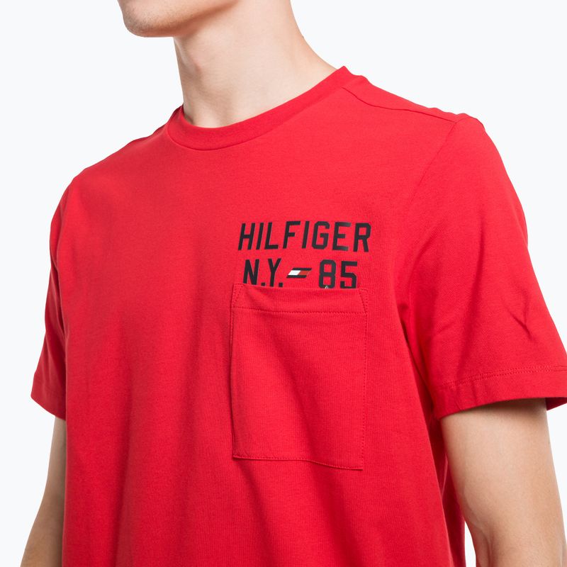 Tommy Hilfiger Herren Grafik Tee rot 4