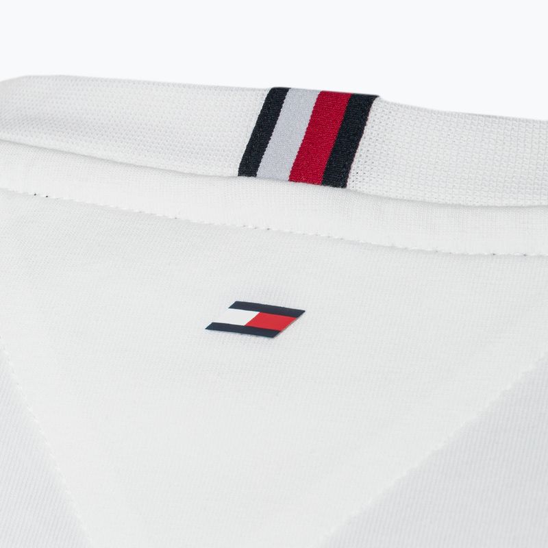 Tommy Hilfiger Herren Colorblocked Mix Media S/S Trainingshemd weiß