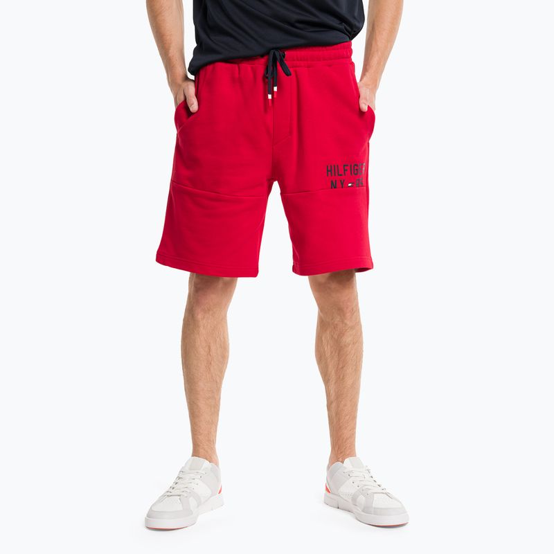 Tommy Hilfiger Herren Graphic Sweatshort rot