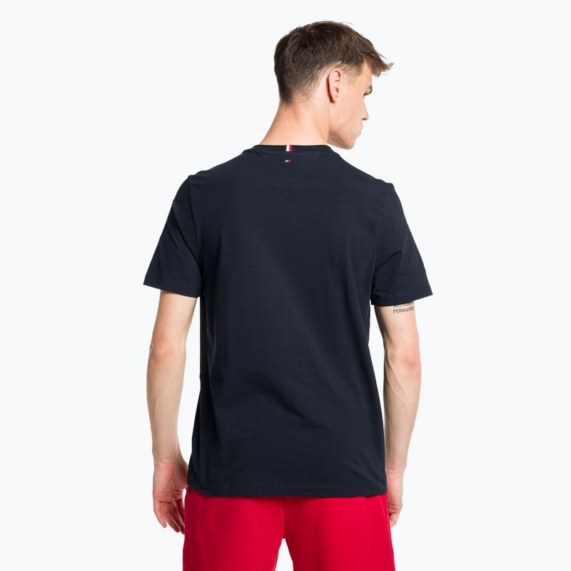 Tommy Hilfiger Grafik-Tee für Männer blau 3