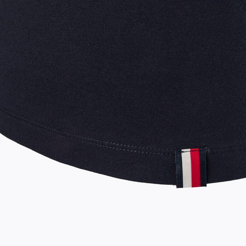 Tommy Hilfiger Herren Trainingshemd Colorblocked Mix Media S/S blau