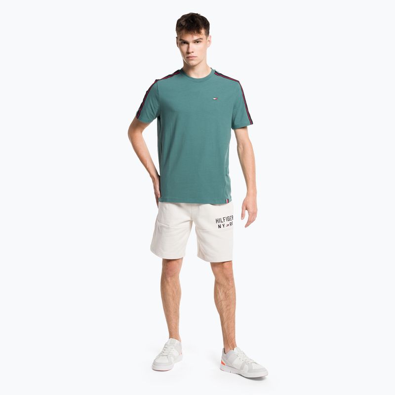Tommy Hilfiger Herren-Workout-Shirt Textured Tape grün 2