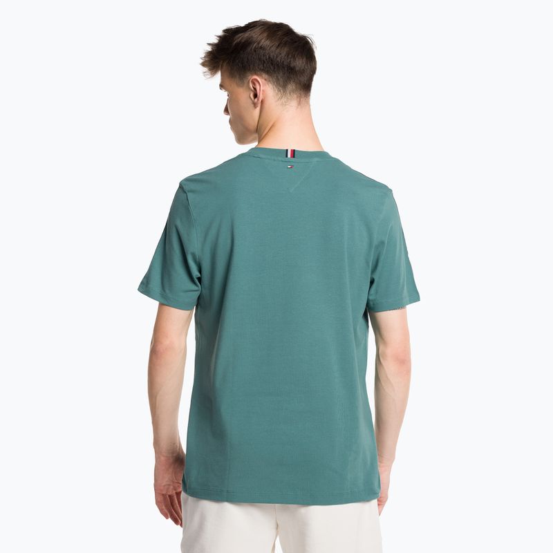 Tommy Hilfiger Herren-Workout-Shirt Textured Tape grün