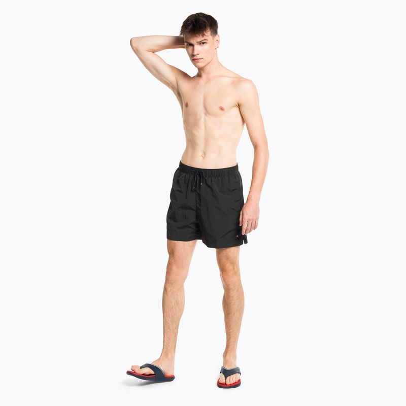 Herren Tommy Hilfiger Medium Drawstring swim shorts schwarz