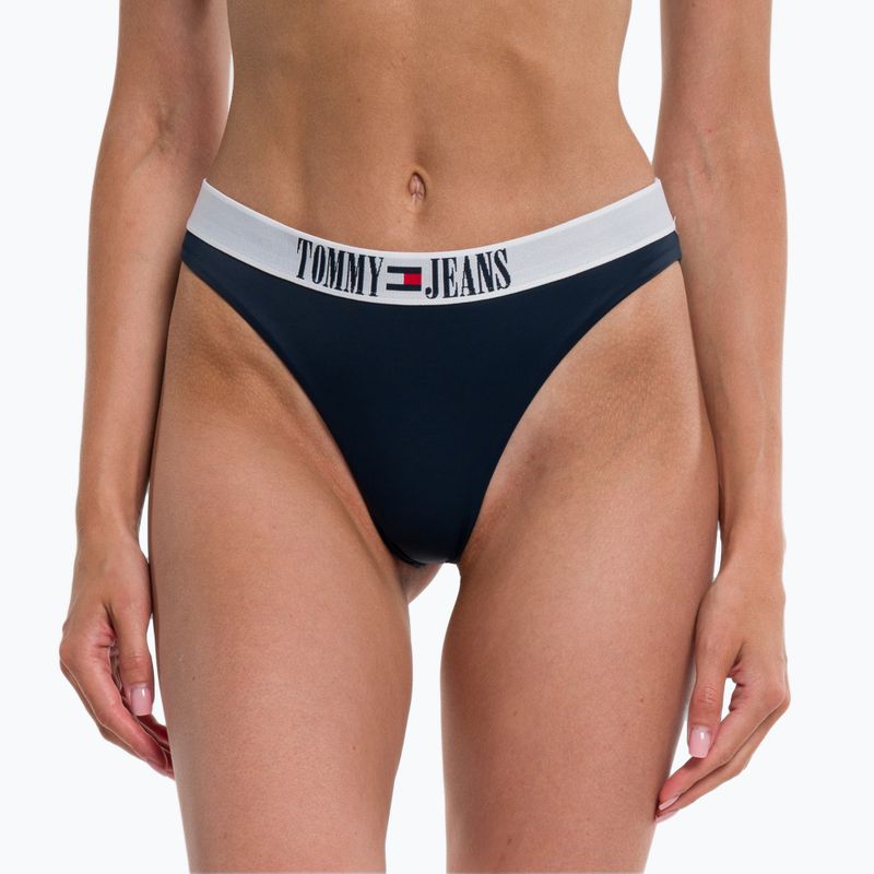 Tommy Hilfiger Brasilianischer Badeanzug unten blau 4