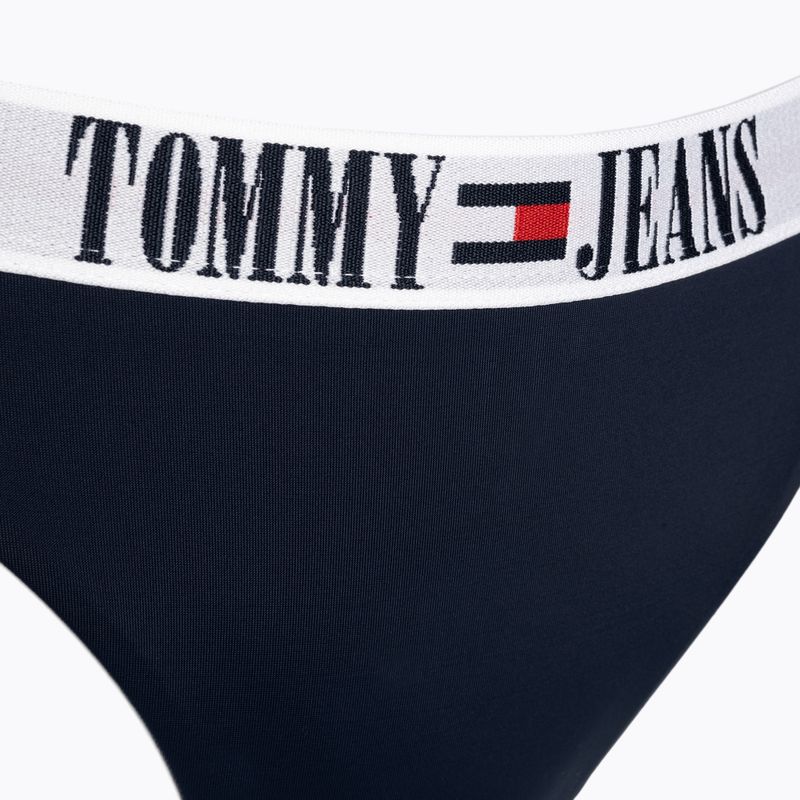 Tommy Hilfiger Brasilianischer Badeanzug unten blau 3