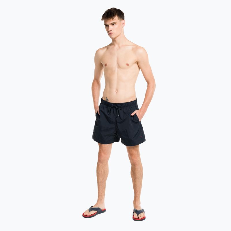 Herren Tommy Hilfiger Medium Drawstring swim shorts blau