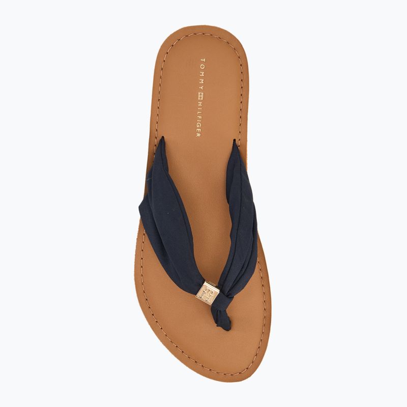 Flip-Flops Damen Tommy Hilfiger Elevated Beach Sandal space blue 5