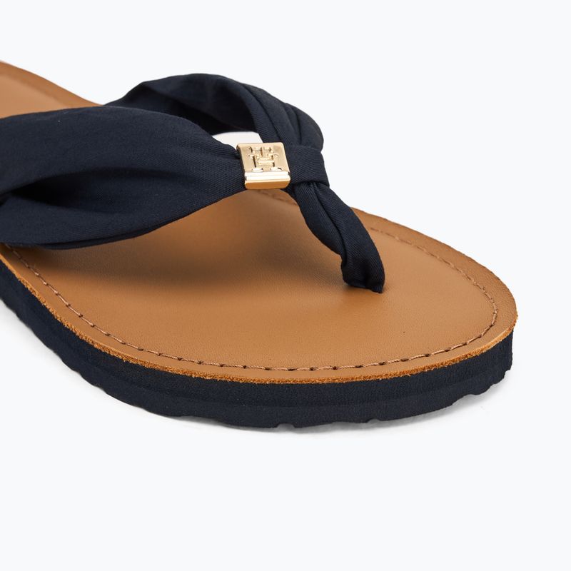 Flip-Flops Damen Tommy Hilfiger Elevated Beach Sandal space blue 7