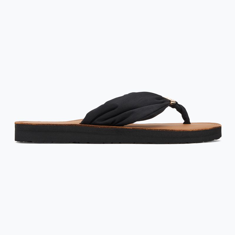 Tommy Hilfiger Damen Flip Flops Elevated Beach Sandale schwarz 2