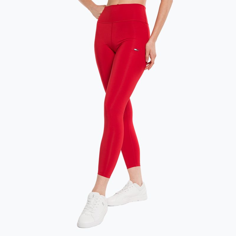 Tommy Hilfiger Essentials Rw 7/8 rot Damen Trainingsleggings