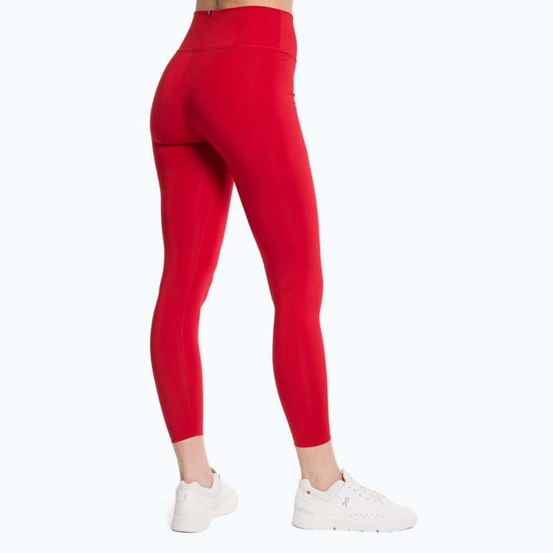 Tommy Hilfiger Essentials Rw 7/8 rot Damen Trainingsleggings