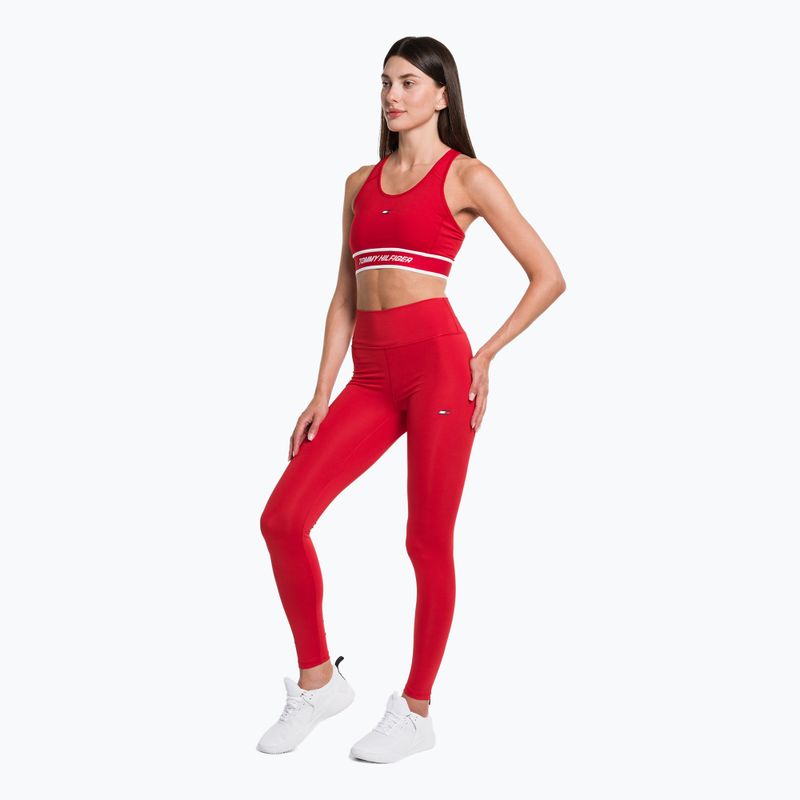 Tommy Hilfiger Essentials Rw Full Length Damen Trainingsleggings rot 2
