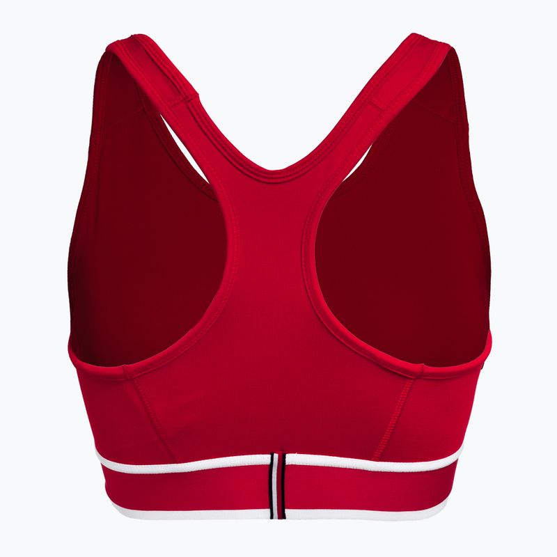 Tommy Hilfiger Mid Int Tape Racer Back roter Fitness-BH