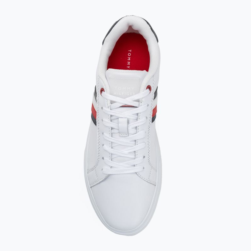 Tommy Hilfiger Herrenschuhe Essential Leder Cupsole weiß 5