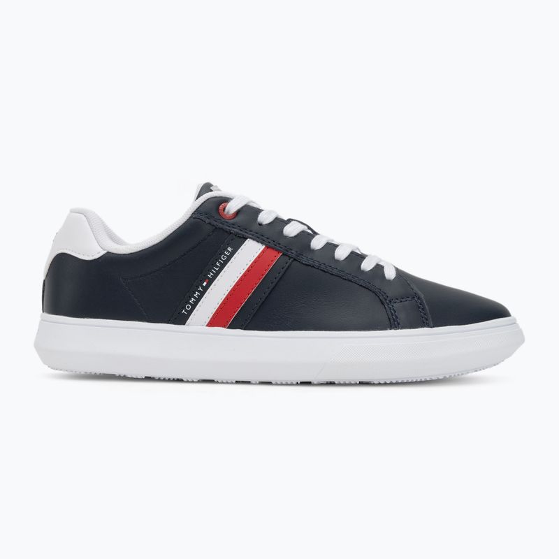 Tommy Hilfiger Essential Leder Cupsole Wüste Himmel Männer Schuhe 2