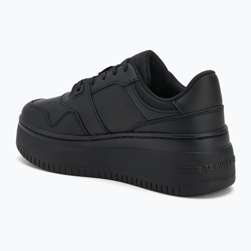 Damen-Schuhe Tommy Jeans Retro Basket Flatform Ess triple black 3