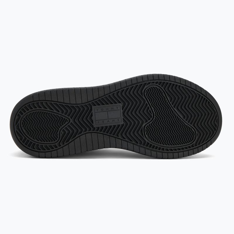 Damen-Schuhe Tommy Jeans Retro Basket Flatform Ess triple black 4