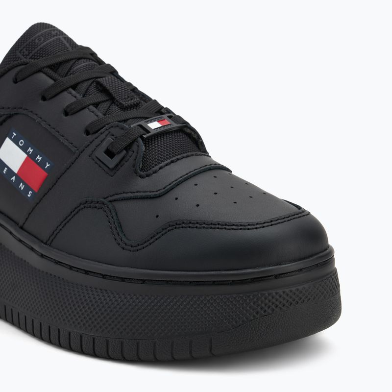 Damen-Schuhe Tommy Jeans Retro Basket Flatform Ess triple black 7