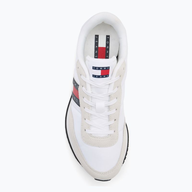 Tommy Jeans Herrenschuhe Tjm Runner Casual Ess weiß 5