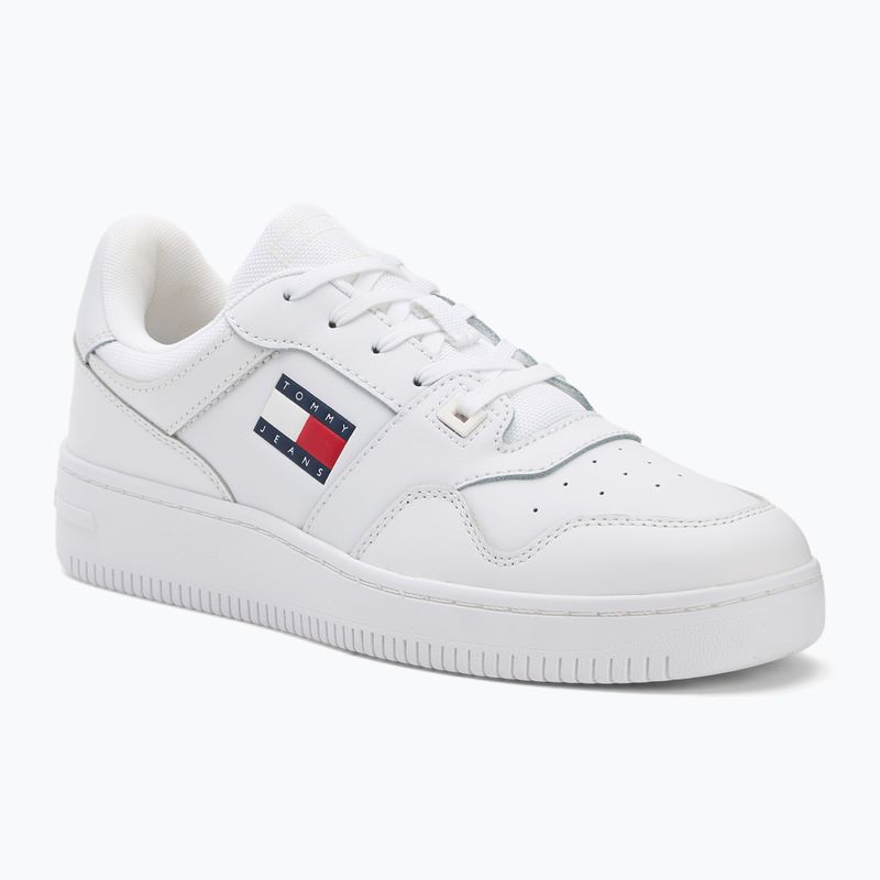 Tommy Jeans Herrenschuhe Tjm Retro Basket Ess weiß