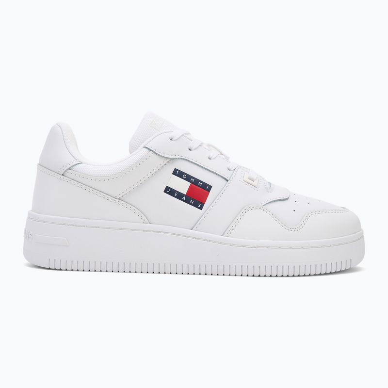 Tommy Jeans Herrenschuhe Tjm Retro Basket Ess weiß 2