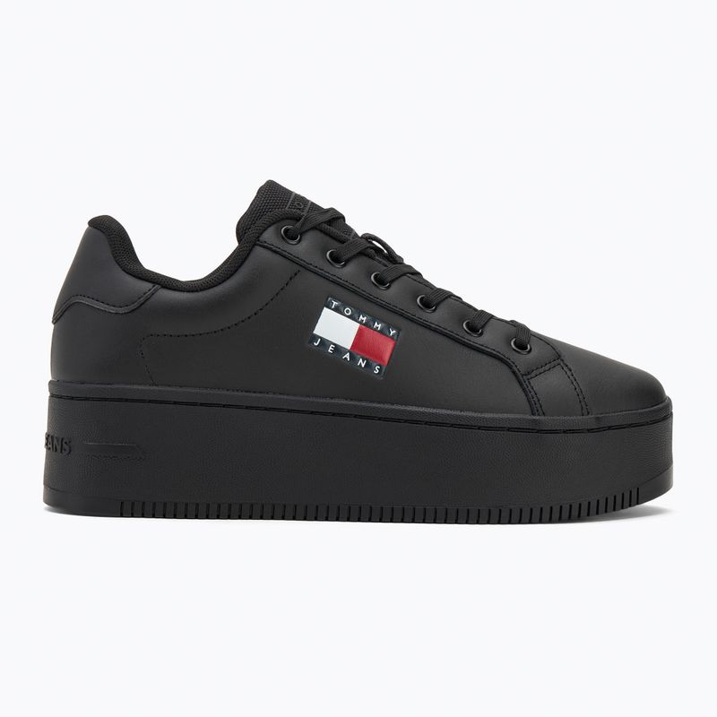Tommy Jeans Damen Schuhe Tjw Flatform Cupsole Ess schwarz 2