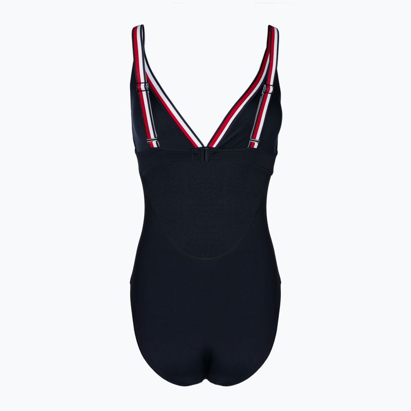 Badeanzug Damen Tommy Hilfiger Triangle One Piece Rp deser skye 2
