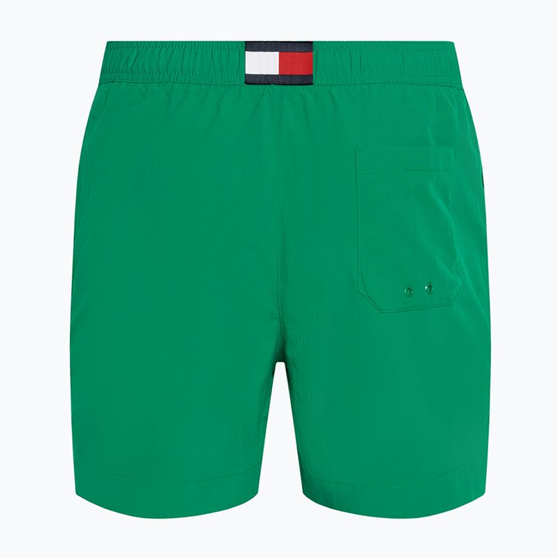 Herren Tommy Hilfiger Medium Drawstring olympischen grün schwimmen Shorts 2