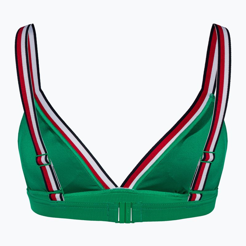 Tommy Hilfiger Triangle Rp olympisches grünes Badeanzug-Top 2