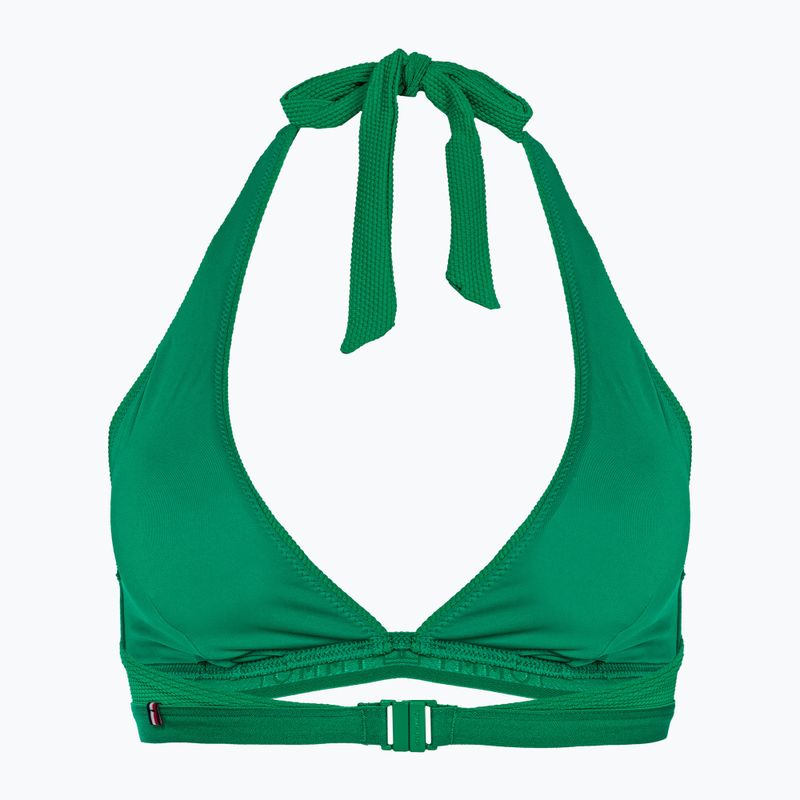 Tommy Hilfiger Triangle Fixed Rp olympisches grünes Badeanzugoberteil 2