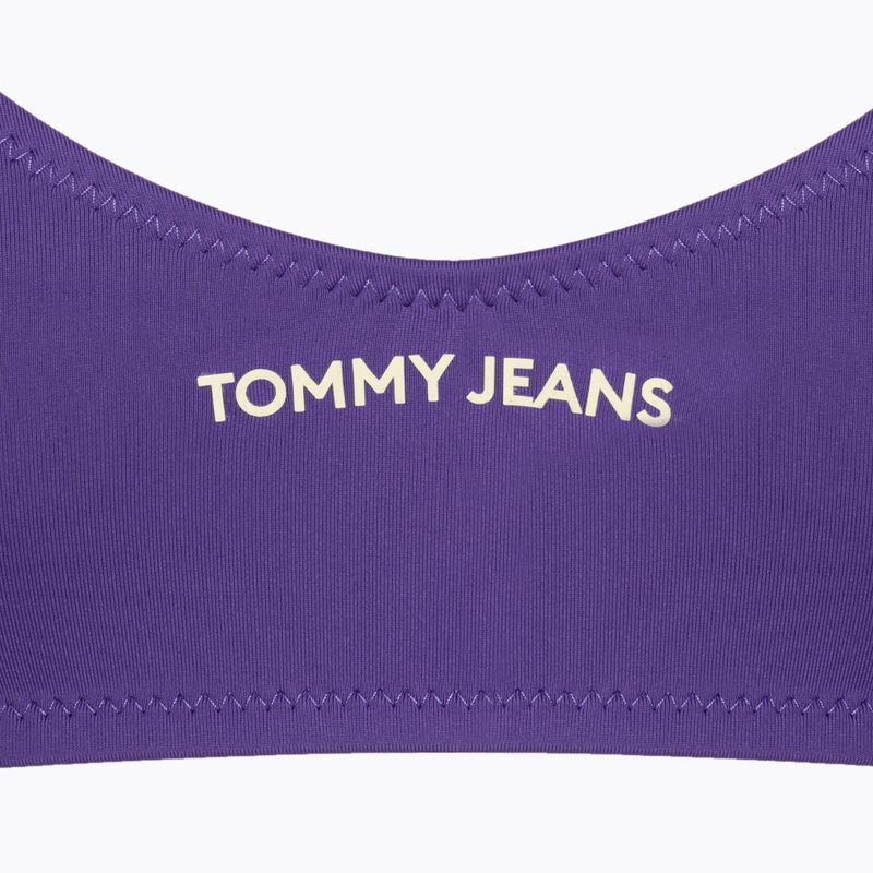 Tommy Jeans Bralette Badeanzug Top Quantum lila