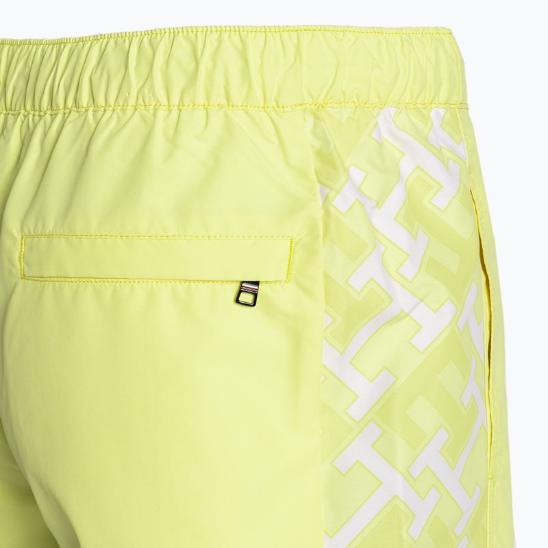 Tommy Hilfiger Herren Badeshorts SF Medium Drawstring Print reaktive Monogramm gelb Tulpe 3