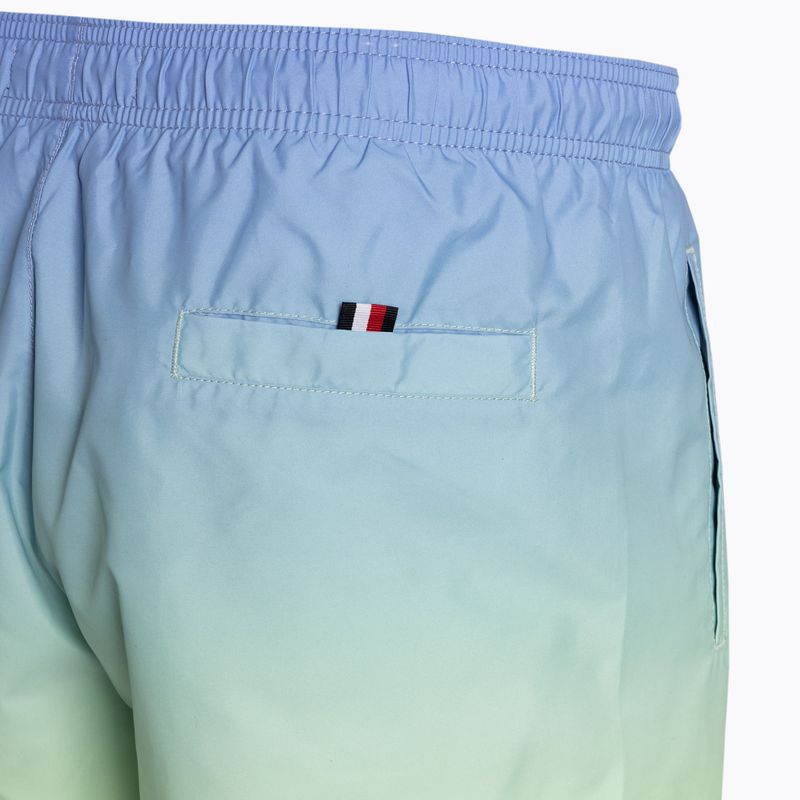 Tommy Hilfiger Herren Medium Drawstring Print ombre blauer Spruch/gelbe Tulpe swim shorts 4