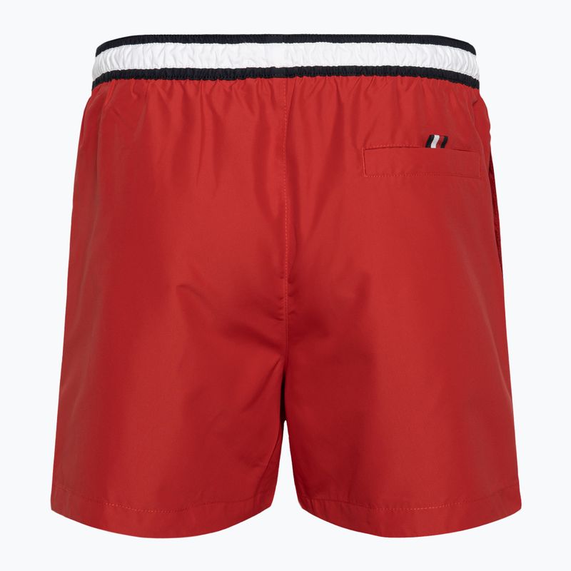 Herren Tommy Hilfiger Medium Drawstring primär rot swim shorts 2