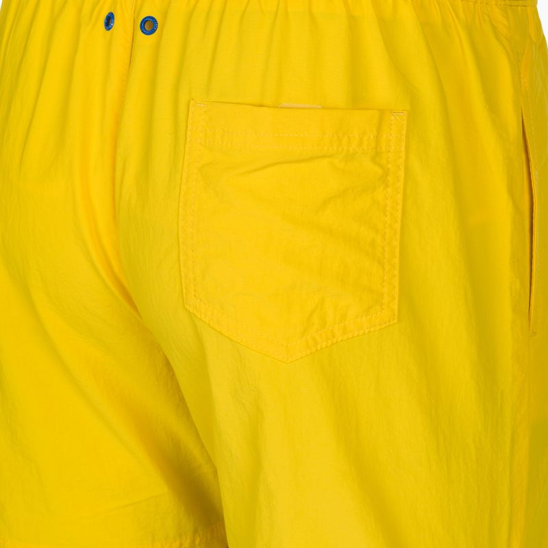 Herren Tommy Jeans SF Medium Drawstring Side Tape Badeshorts lebendig gelb
