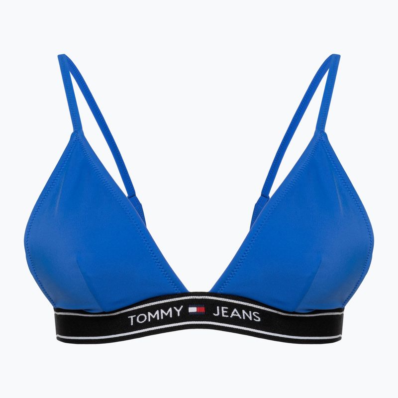 Tommy Jeans Triangle RP Persian blau Badeanzug Oberteil