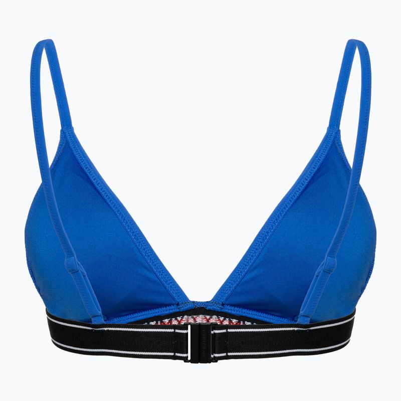Tommy Jeans Triangle RP Persian blau Badeanzug Oberteil 2