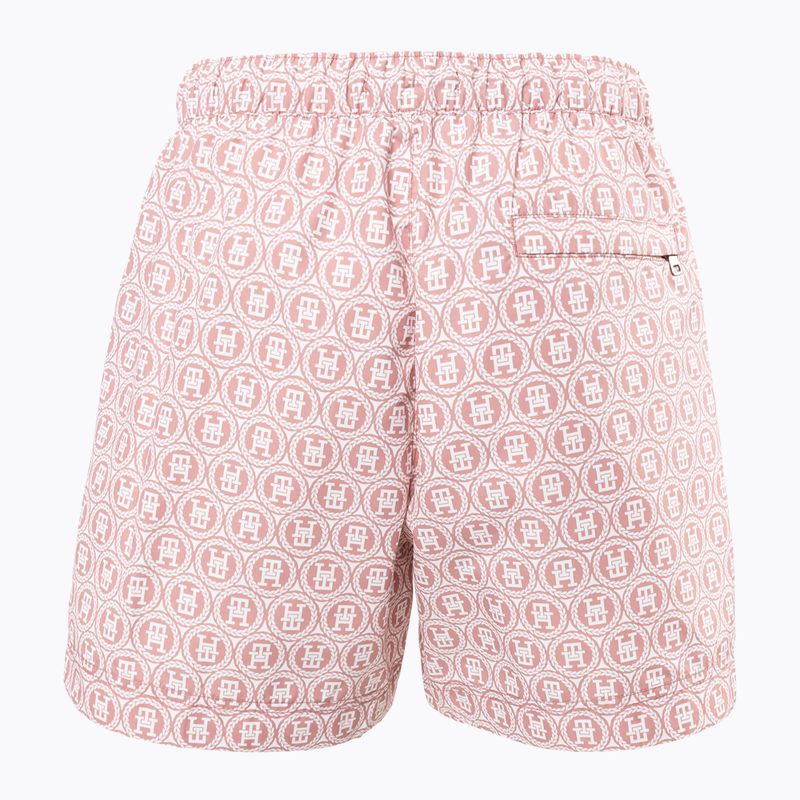 Tommy Hilfiger Herren Badeshorts SF Medium Drawstring Print Lorbeer Teebeere Blüte 2