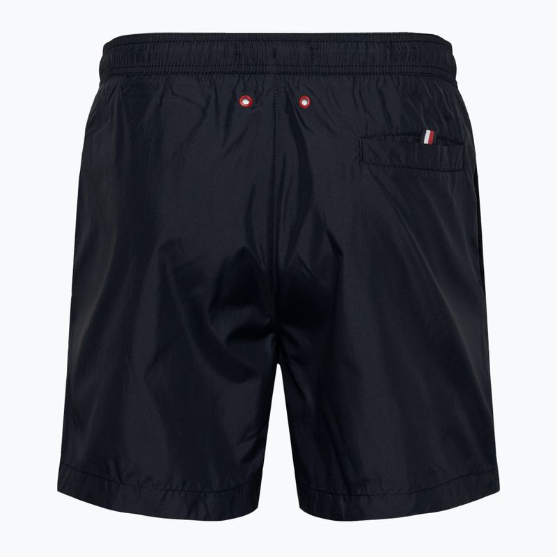 Herren Tommy Hilfiger Medium Kordelzug Diag Wüste Himmel schwimmen Shorts 2