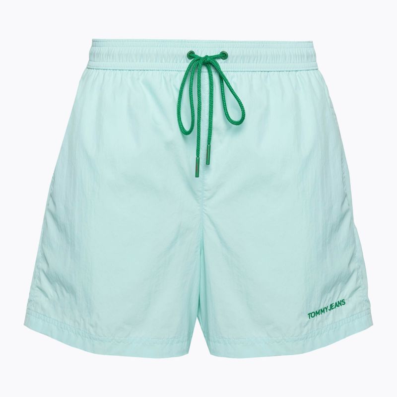 Herren Tommy Jeans SF Medium Drawstring Badeshorts florida aqua