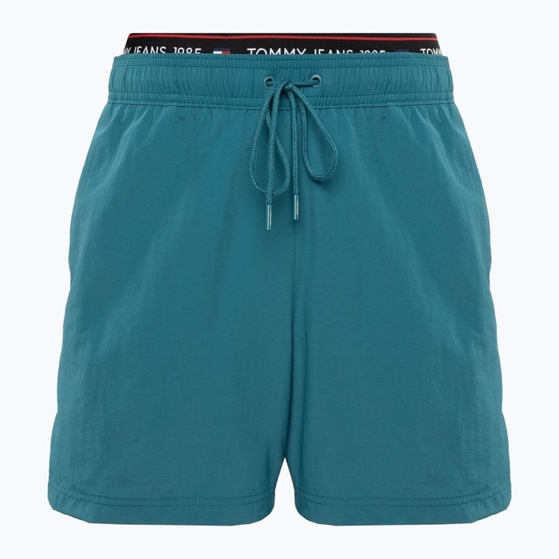 Herren Tommy Jeans DW SF Medium Drawstring Badeshorts zeitlos teal