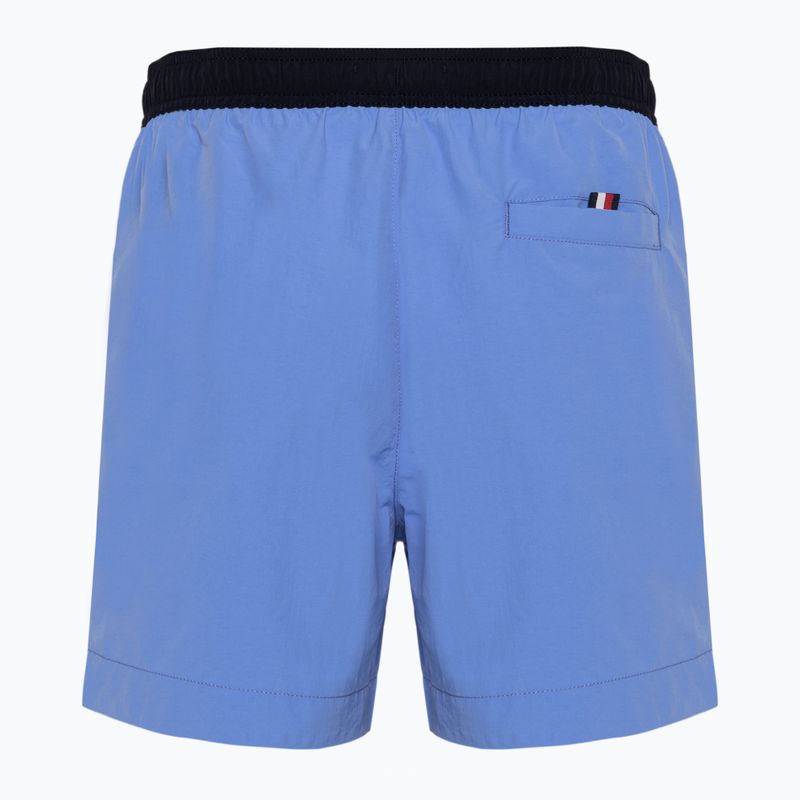 Herren Tommy Hilfiger Medium Drawstring blau spell swim shorts 2